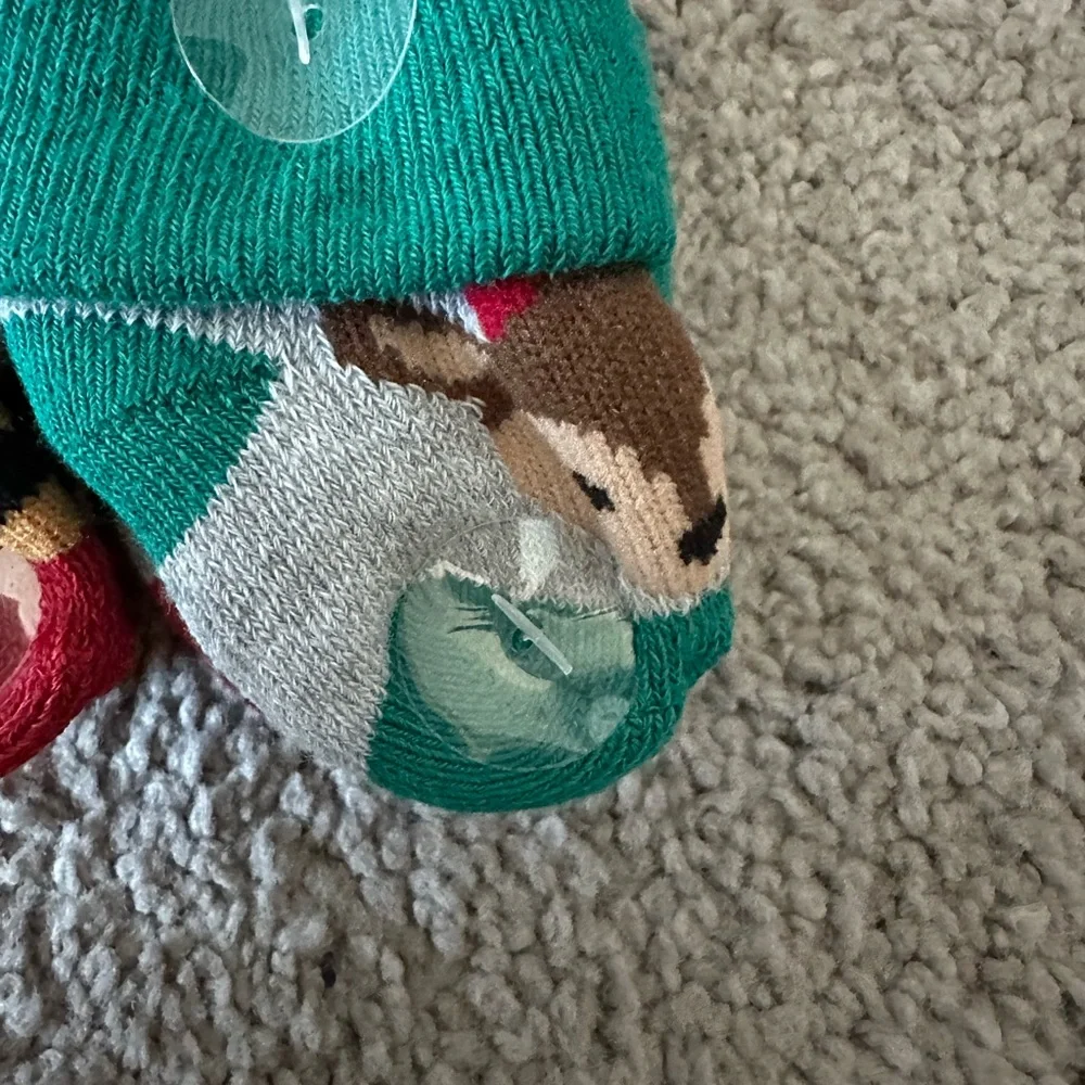 Capelli of New York Kids Holiday Socks Set - Red, Green, White